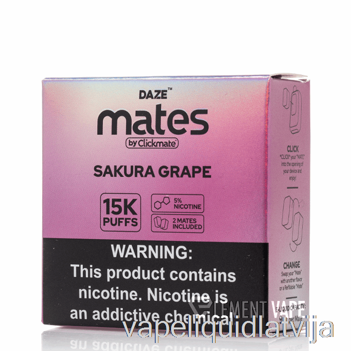 7 Daze Mate Pākstis Sakura Vīnogu Vape šķidrums